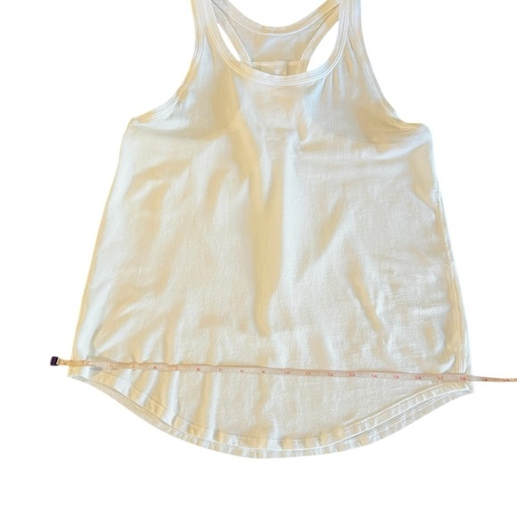 LULULEMON WOMEN’S WHITE ATHLETIC TANK TOP ROUNDED HEMLINE - Picture 8 of 10